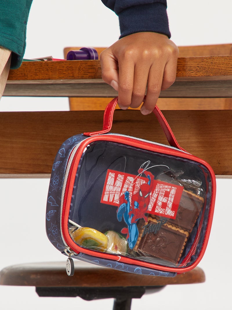 Boite à goûter 'Spider-Man' Bleu/rouge - Kiabi
