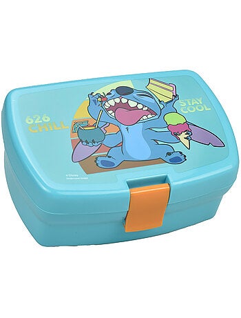 Boîte à goûter 'Stitch' en PVC Stay Cool 17 cm à clip Lilo & Stitch