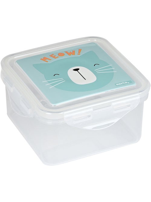 Boîte à goûter transparente 13 cm à l’effigie de chat 'MEOW!' SAFTA - Kiabi Boîte à goûter transparente 13 cm à l’effigie de chat 'MEOW!' SAFTA - Kiabi