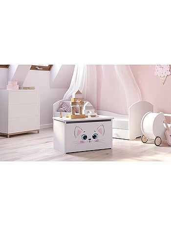 Boîte à jouets Daria - Chat rose