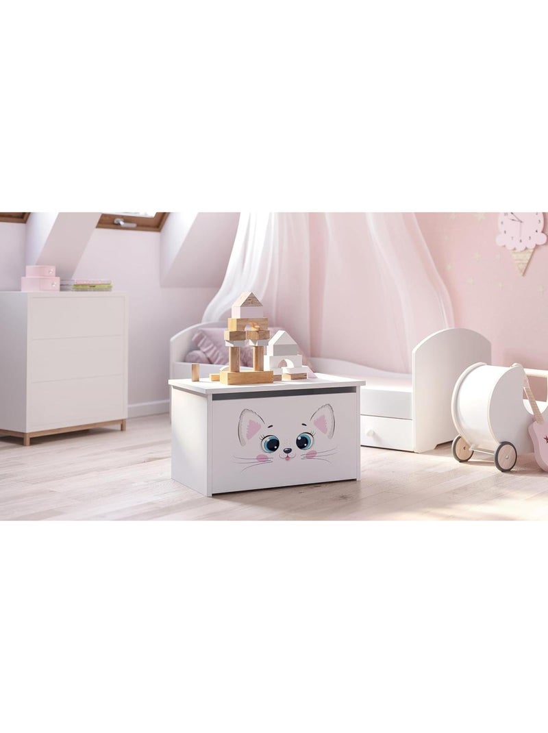 Boîte à jouets Daria - Chat rose Beige - Kiabi