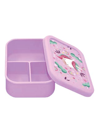 Boîte à lunch en silicone Sparkly la licorne
