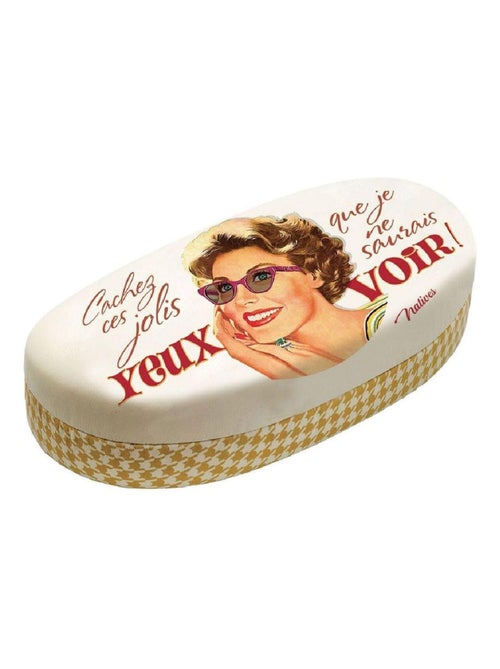 Boite à lunettes Rétro - Kiabi