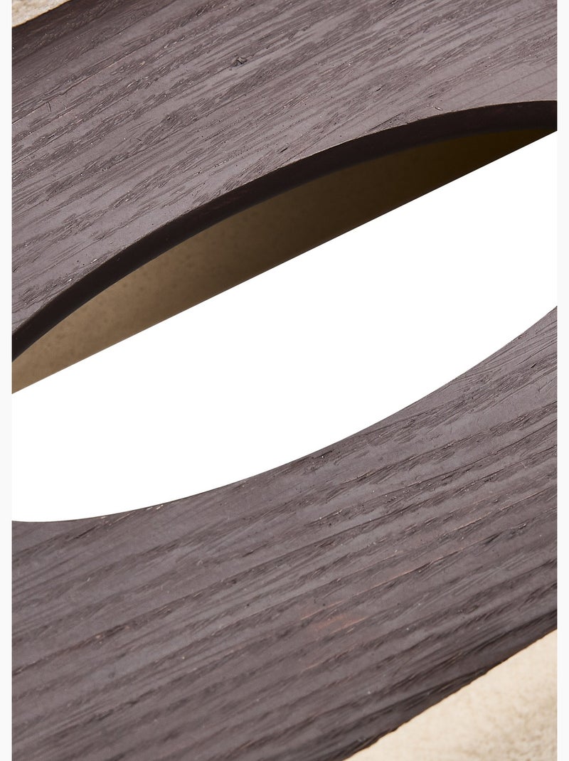 Boite à mouchoirs aspect bois et résine - afibel Beige - Kiabi