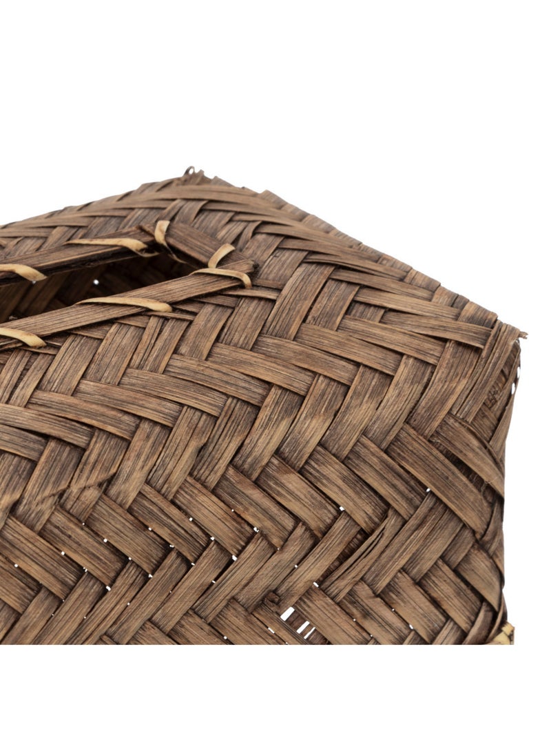 Boîte à mouchoirs en rotin Beige clair - Kiabi