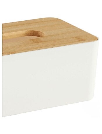 Boîte à mouchoirs rectangulaire avec bambou BATHROOM