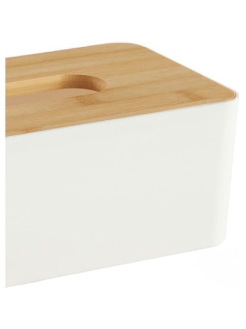 Boîte à mouchoirs rectangulaire avec bambou BATHROOM - Kiabi