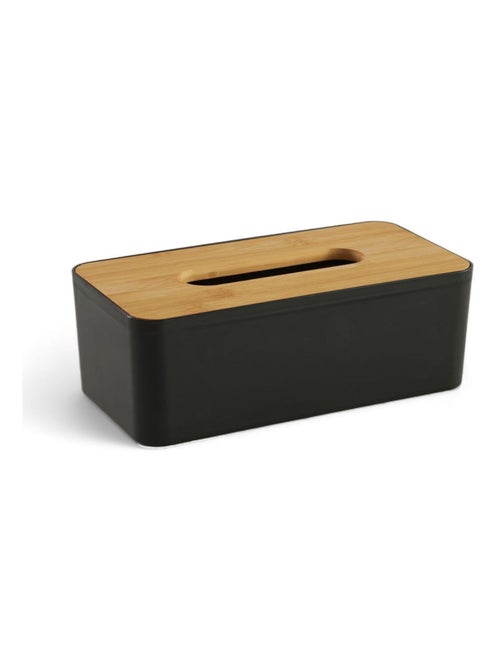 Boîte à mouchoirs rectangulaire avec bambou BATHROOM - Kiabi