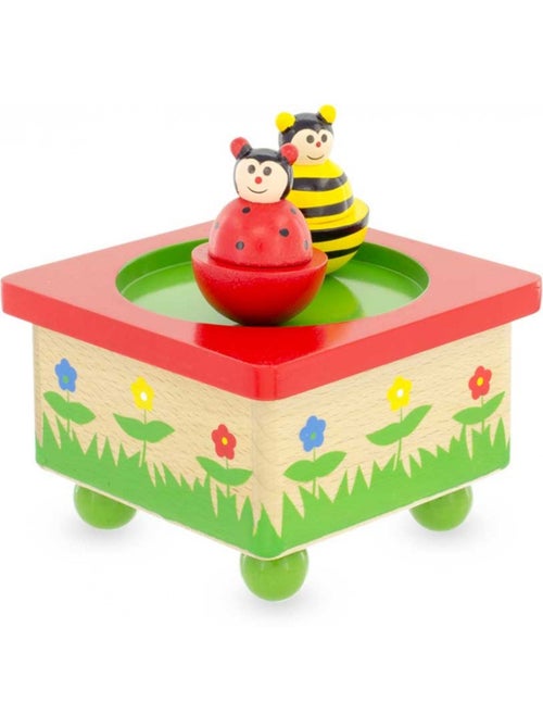 Boite à musique abeille et coccinelle - Kiabi