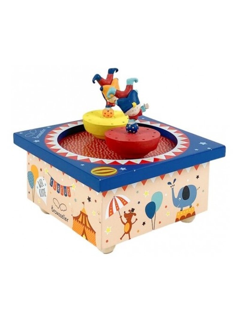 Boite à Musique Acrobates Bleu - Kiabi