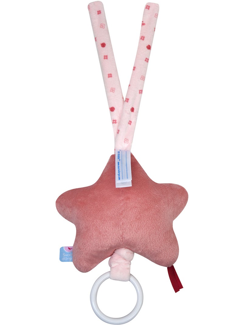BOITE A MUSIQUE BICHE RAZANE VELOURS DOUX Rose - Kiabi