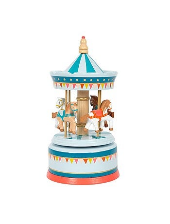 Boîte à musique carrousel à chevaux