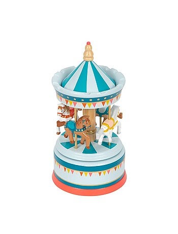 Boîte à musique carrousel à chevaux