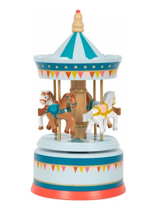 Boîte à musique carrousel à chevaux