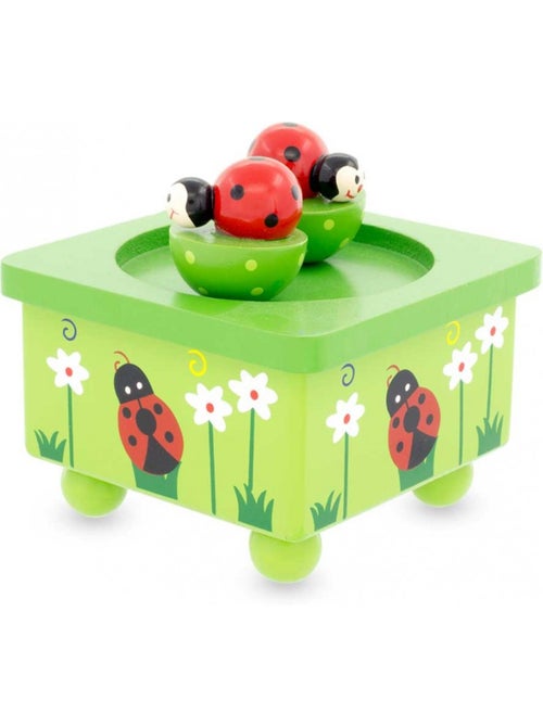 Boite à musique coccinelle feuille - Kiabi