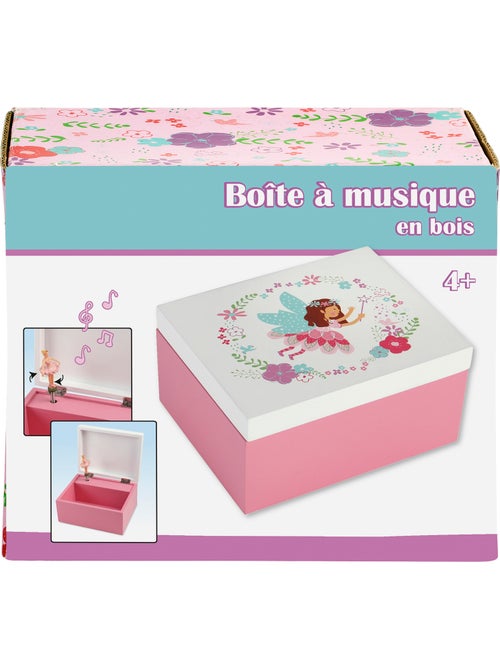 Boite à musique en bois avec danseuse ballerine - Kiabi Boite à musique en bois avec danseuse ballerine - Kiabi