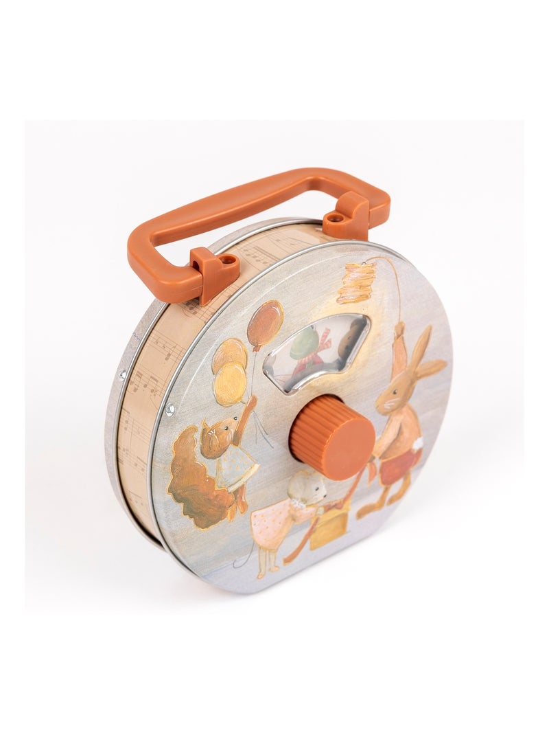 Boite à musique en métal Animaux Beige - Kiabi