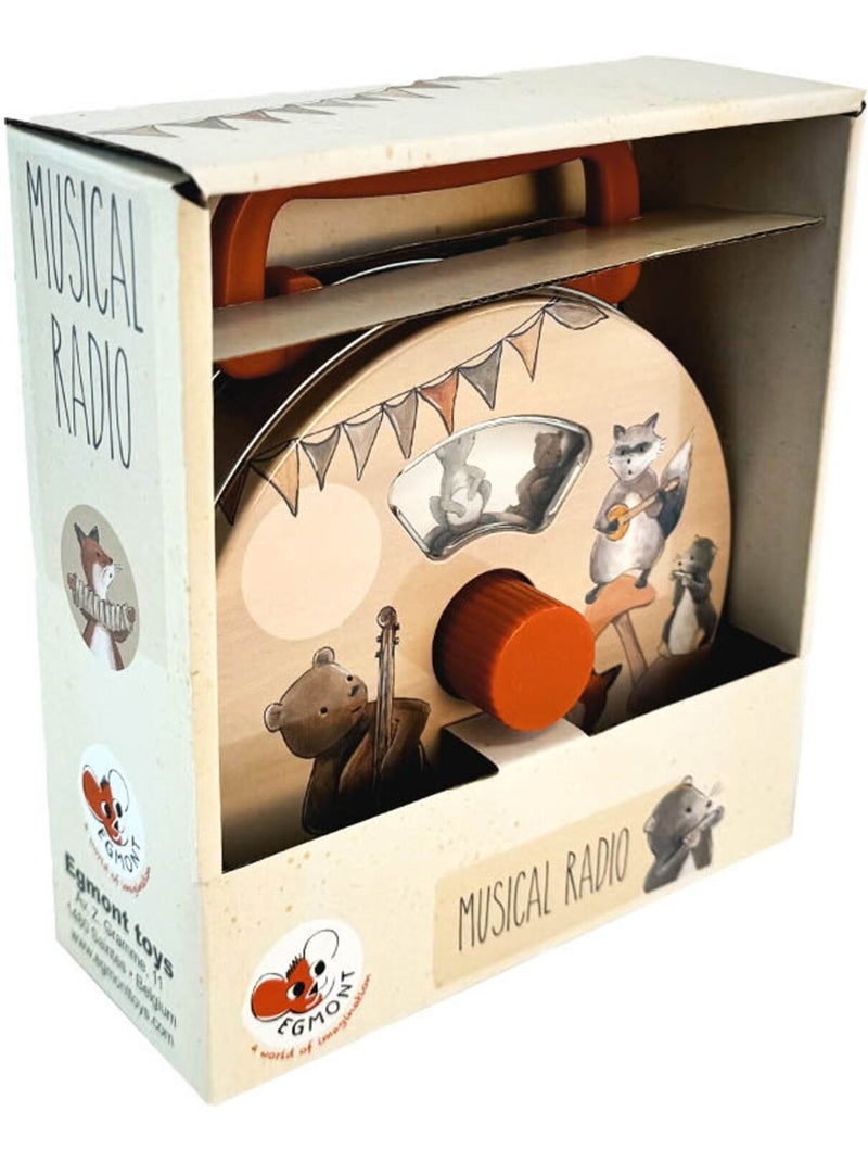 Boite à musique en métal Musiciens Beige - Kiabi