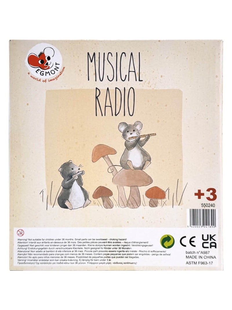 Boite à musique en métal Musiciens Beige - Kiabi