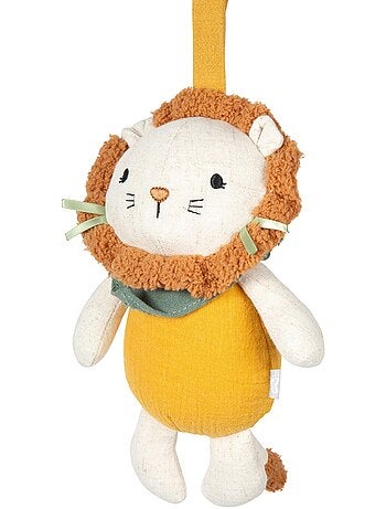 Boîte à musique en tissu little lion