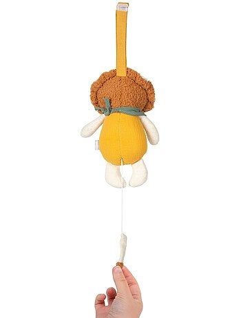 Boîte à musique en tissu little lion