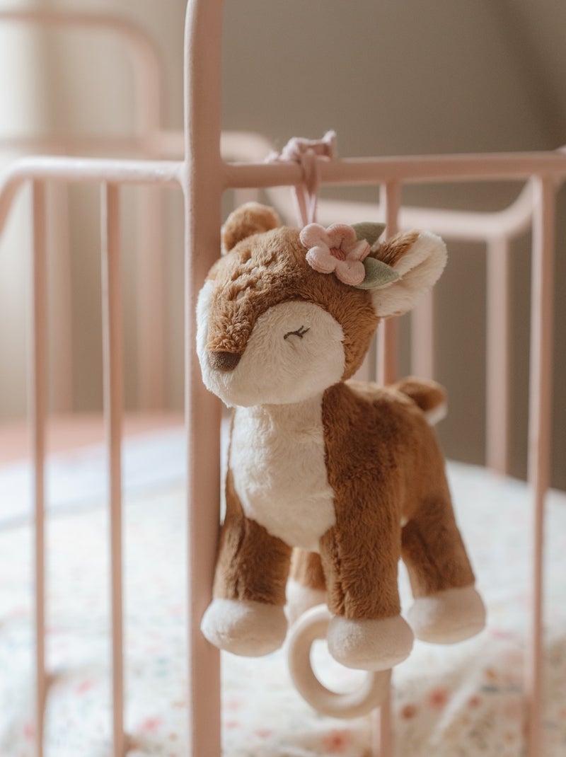 Boite à musique faon Fairy Garden Marron - Kiabi