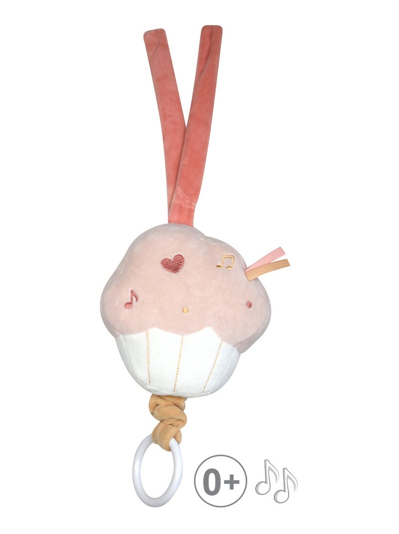 BOITE A MUSIQUE GATEAU VELOURS DOUX Rose - Kiabi