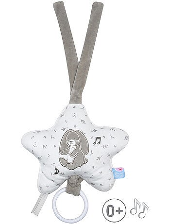 Boite a musique lapin remy velours doux