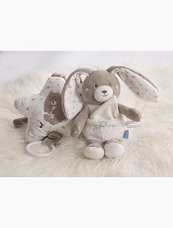 Boite a musique lapin remy velours doux