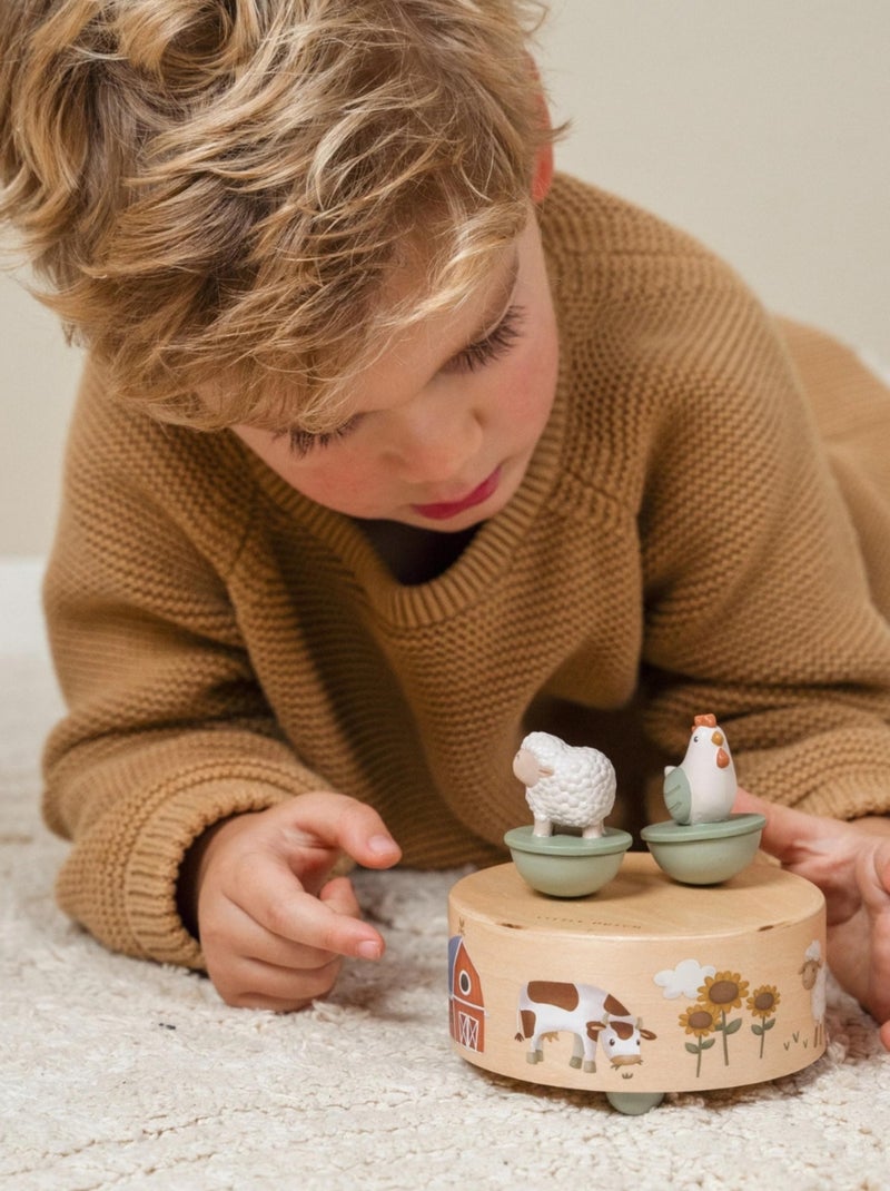 Boite à musique Little Farm Beige - Kiabi