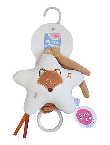 BOITE A MUSIQUE RENARD VELOURS DOUX
