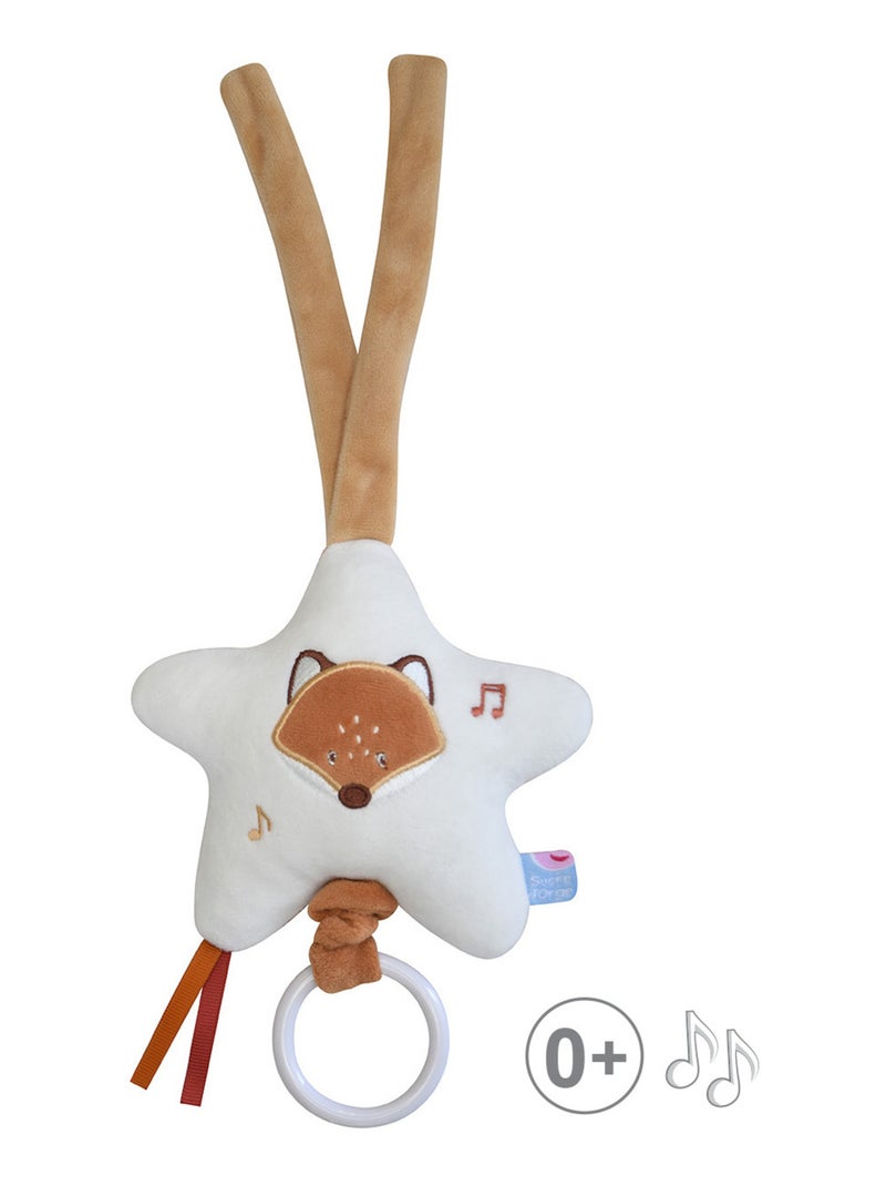 BOITE A MUSIQUE RENARD VELOURS DOUX Marron - Kiabi