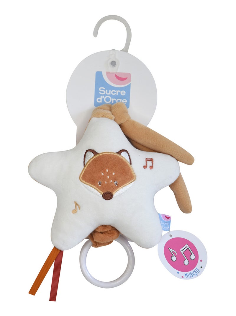 BOITE A MUSIQUE RENARD VELOURS DOUX Marron - Kiabi