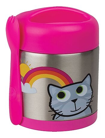 Boite à repas Inox Isotherme et cuillère magnétique Bluebell