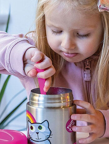 Boite à repas Inox Isotherme et cuillère magnétique Bluebell