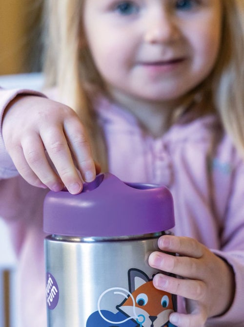 Boite à repas Inox Isotherme et cuillère magnétique Felicity Fox - Kiabi