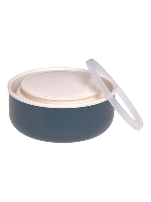 Boîte à repas inox Isotherme Happy Prints Bleu - Kiabi