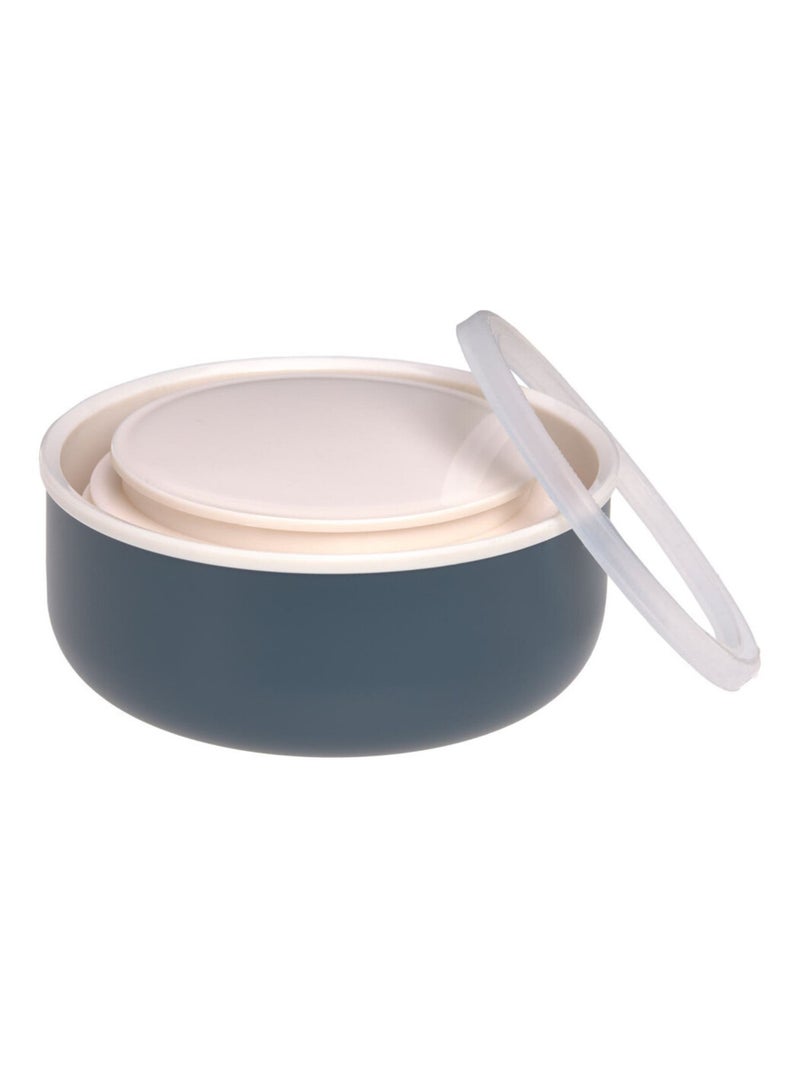 Boîte à repas inox Isotherme Happy Prints Bleu Bleu - Kiabi