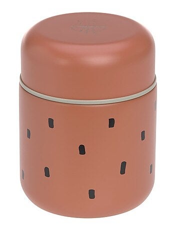 Boîte à repas inox Isotherme Happy Prints Caramel
