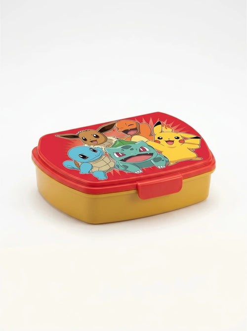 Boîte à sandwich incassable avec compartiment ustensiles pokémon - Kiabi Boîte à sandwich incassable avec compartiment ustensiles pokémon - Kiabi