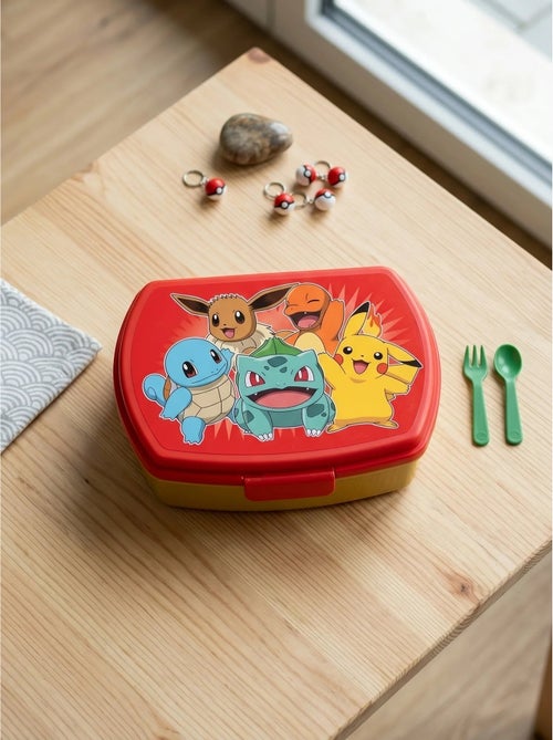 Boîte à sandwich incassable avec compartiment ustensiles pokémon - Kiabi Boîte à sandwich incassable avec compartiment ustensiles pokémon - Kiabi