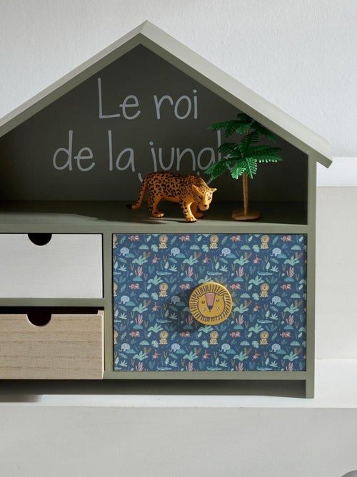 Boîte à secret en bois LE ROI DE LA JUNGLE - Kiabi