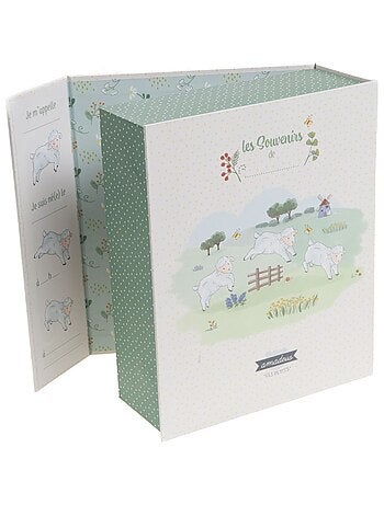 Boîte à souvenirs de naissance CAMPAGNE
