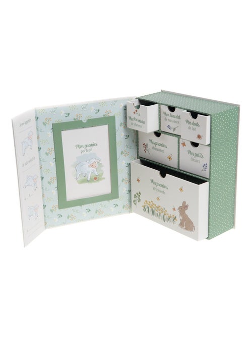 Boîte à souvenirs de naissance CAMPAGNE - Kiabi