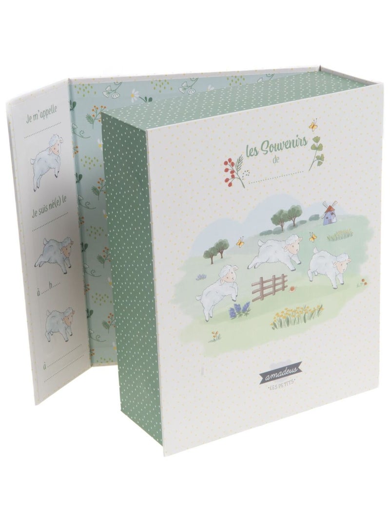 Boîte à souvenirs de naissance CAMPAGNE Vert - Kiabi