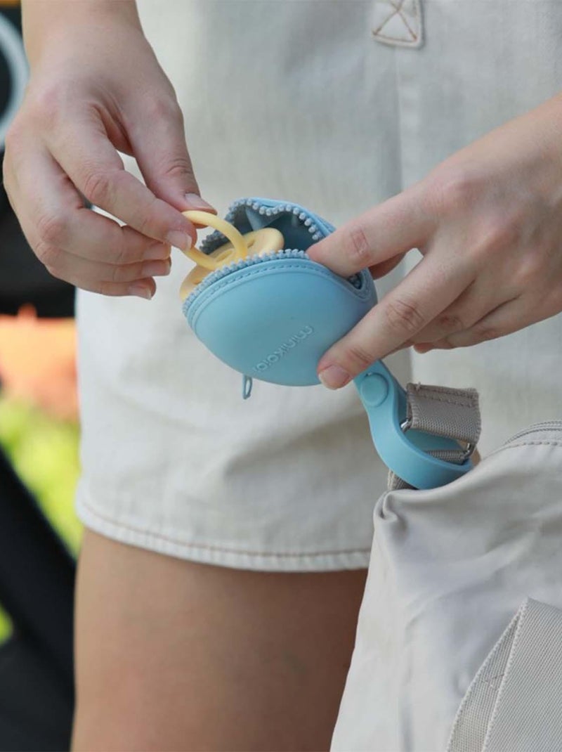 Boîte à sucette zippé en silicone Minikoioi Beige clair - Kiabi