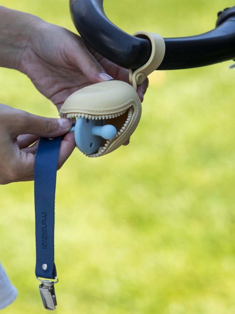 Boîte à sucette zippé en silicone Minikoioi Beige clair - Kiabi