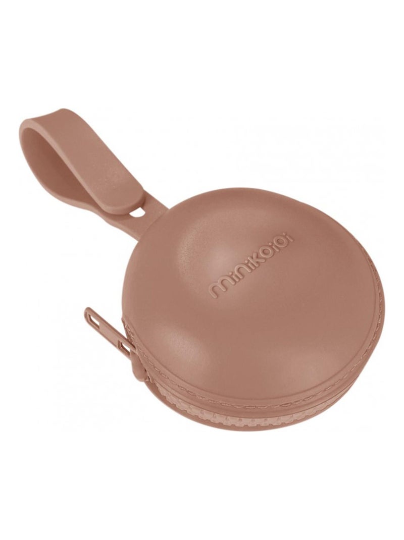 Boîte à sucette zippé en silicone Minikoioi Marron caramel - Kiabi