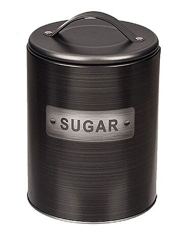 Boite à sucre en métal rétro