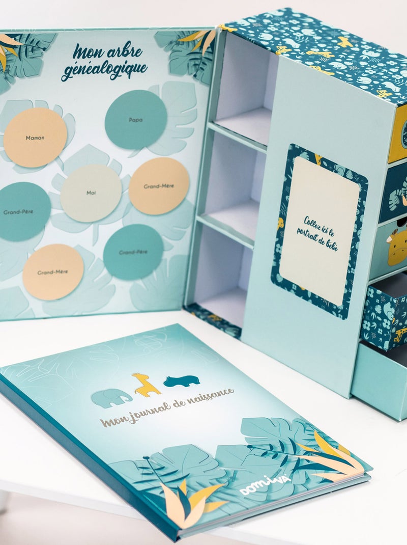Boîte à trésors et journal de naissance Multicolore - Kiabi